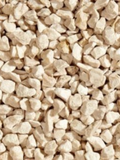 Gravillon calcaire blanc ou beige