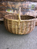Panier osier ovale