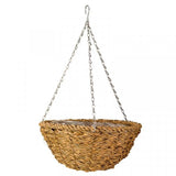 Panier suspension en faux rotin
