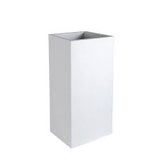 Pot carré Haut GRAPHIT  40X40X80 - 31L